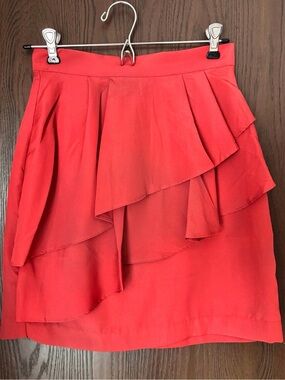 H&M Asymmetrical Ruffle Skirt size 4